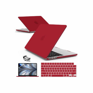 IBENZER CASE MACBOOK AIR 13.6 A2681 ROJO VINO