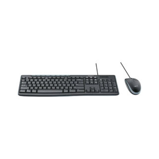 Logitech Media Combo MK200 Teclado de tamaño completo y ratón óptico con cable