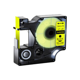 D1 LABEL TAPE 12MM 7M YELLOW FOR DYMO PRINT