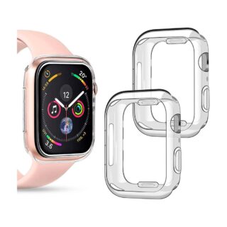 AVODA TPU Bumper for Apple Watch Series 4/5 (Clear, 40mm)