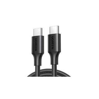 Ugreen Cable de carga rapida reforzado USB-C a USB-C, soporta hasta 60W (Black)