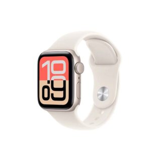 Apple Watch SE 3 40mm GPS+CELLULAR Case Aluminio Starlight + Correa Deportiva Starlight S/M