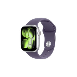 Apple Watch Series 11 46mm GPS Silver Aluminum Case + Purple Fog Sport Band  M/L