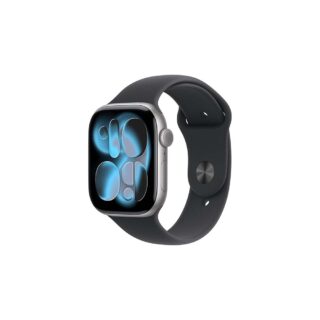 Apple watch series 11 46mm GPS Space Gray Aluminium Case Black Sport Band M/L