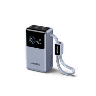 Ugreen Nexode Pro 55W Power Bank 10.000 mAh con Cable USB C Integrado (75701B)