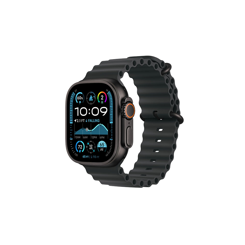 Apple Watch Ultra 2 49mm GPS+Cell Black Titanium Case w Black Ocean Band