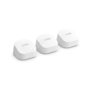 Amazon eero 6+ Plus Sistema de wifi en Malla Pack de 3 (Cubre hasta 420m2 a 1 Gbps)